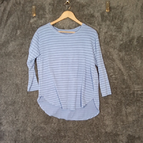 Fresh Produce Striped Long Sleeve Tee Casual Cotton Womens Medium - Picture 1 of 10